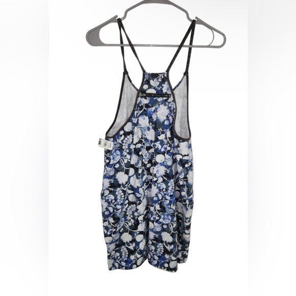 New‎ Oversized! Free People Movement Hot Shot Romper in Forest Floral Combo XS - Picture 3 of 7